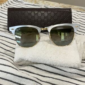 Ray Ban Sunglases Clubmaster Aluminum Polarized